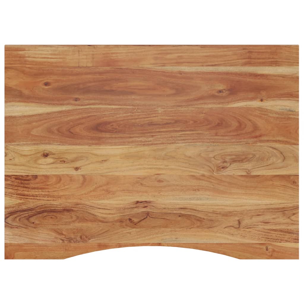 Desk Top 100x80x2.5 cm Rectangular Solid Wood Acacia