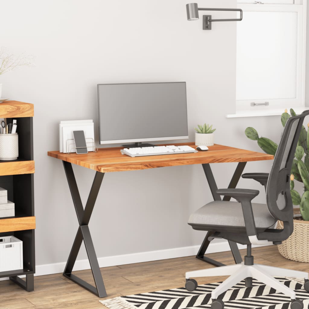 Desk Top 110x80x2.5 cm Rectangular Solid Wood Acacia