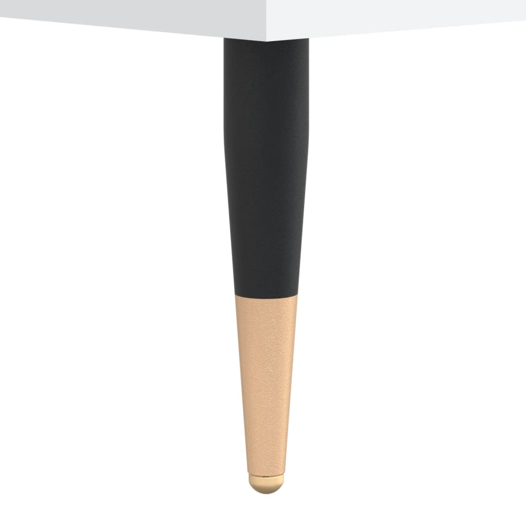 Coffee Tables 2 pcs High Gloss White 50x46x50 cm Engineered Wood