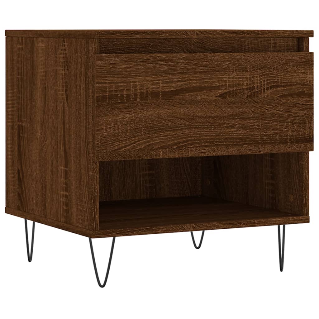 Coffee Tables 2 pcs Brown Oak 50x46x50 cm Engineered Wood