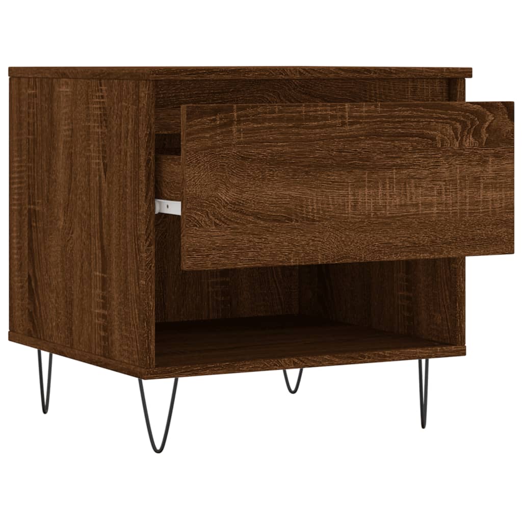 Coffee Tables 2 pcs Brown Oak 50x46x50 cm Engineered Wood