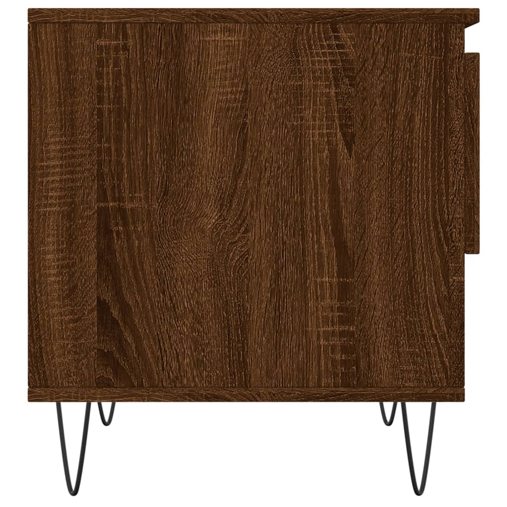 Coffee Tables 2 pcs Brown Oak 50x46x50 cm Engineered Wood