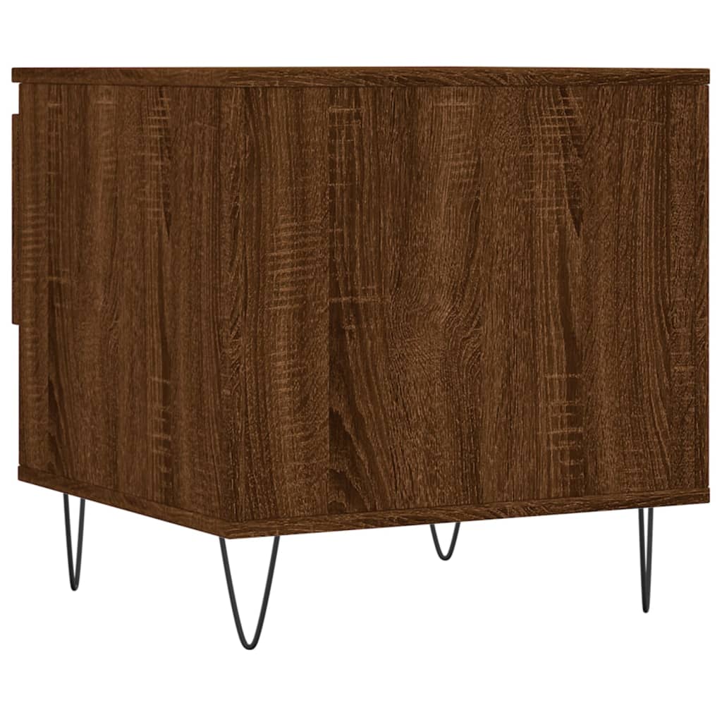 Coffee Tables 2 pcs Brown Oak 50x46x50 cm Engineered Wood