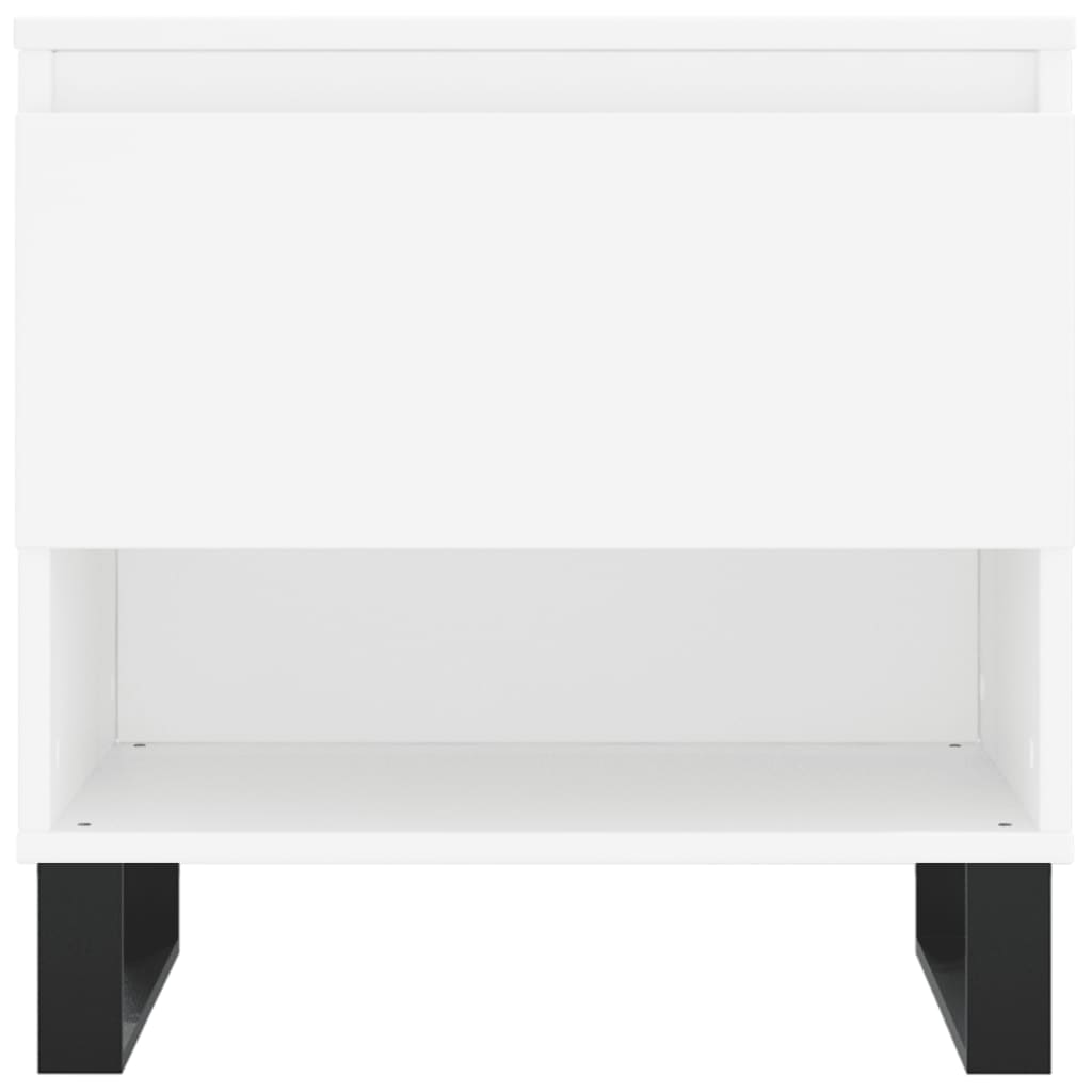 Coffee Tables 2 pcs White 50x46x50 cm Engineered Wood