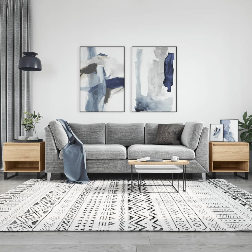 Coffee Tables 2 pcs Sonoma Oak 50x46x50 cm Engineered Wood