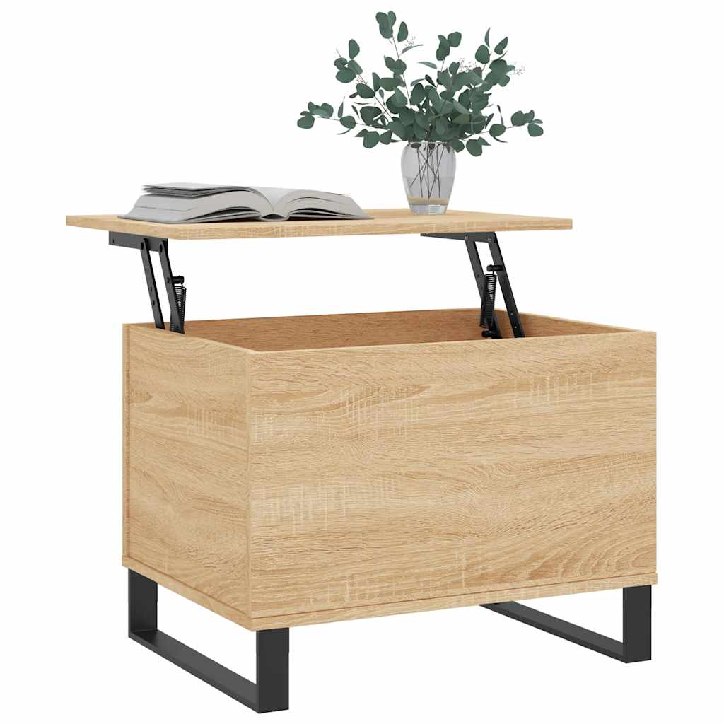 Coffee Table Sonoma Oak 60x44.5x45 cm Engineered Wood