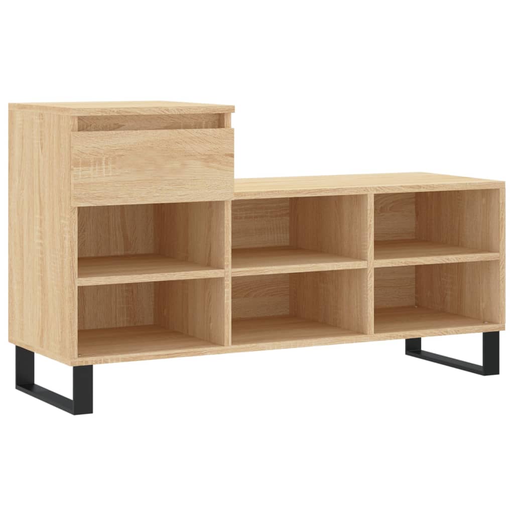 Shoe Cabinet Sonoma Oak 102x36x60 cm Engineered Wood