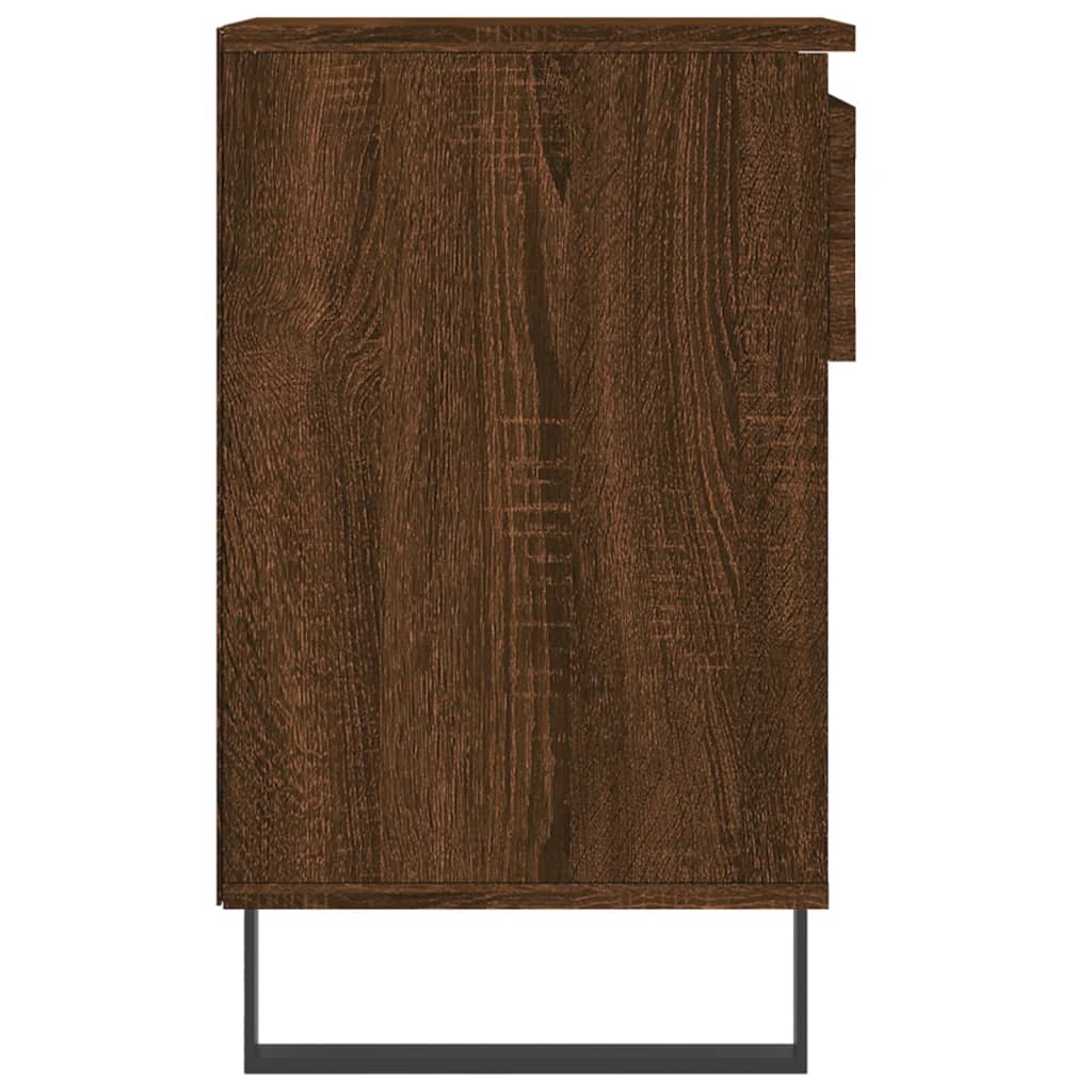 Shoe Cabinet Brown Oak 102x36x60 cm Engineered Wood