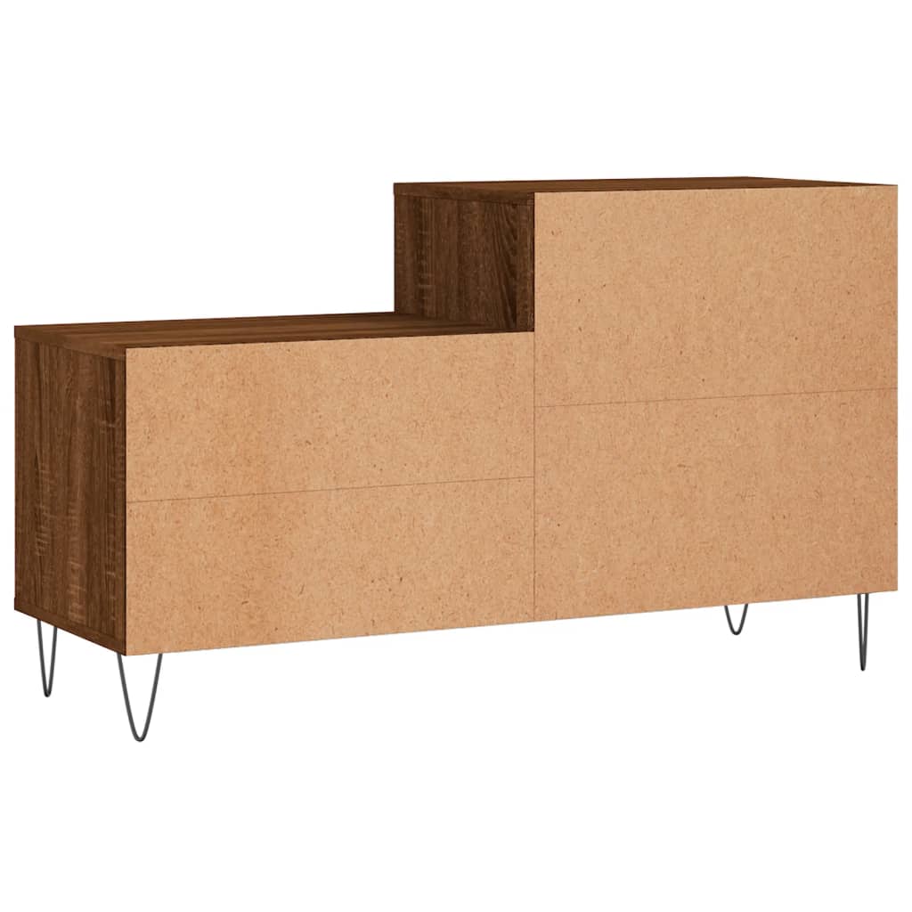 Shoe Cabinet Brown Oak 102x36x60 cm Engineered Wood