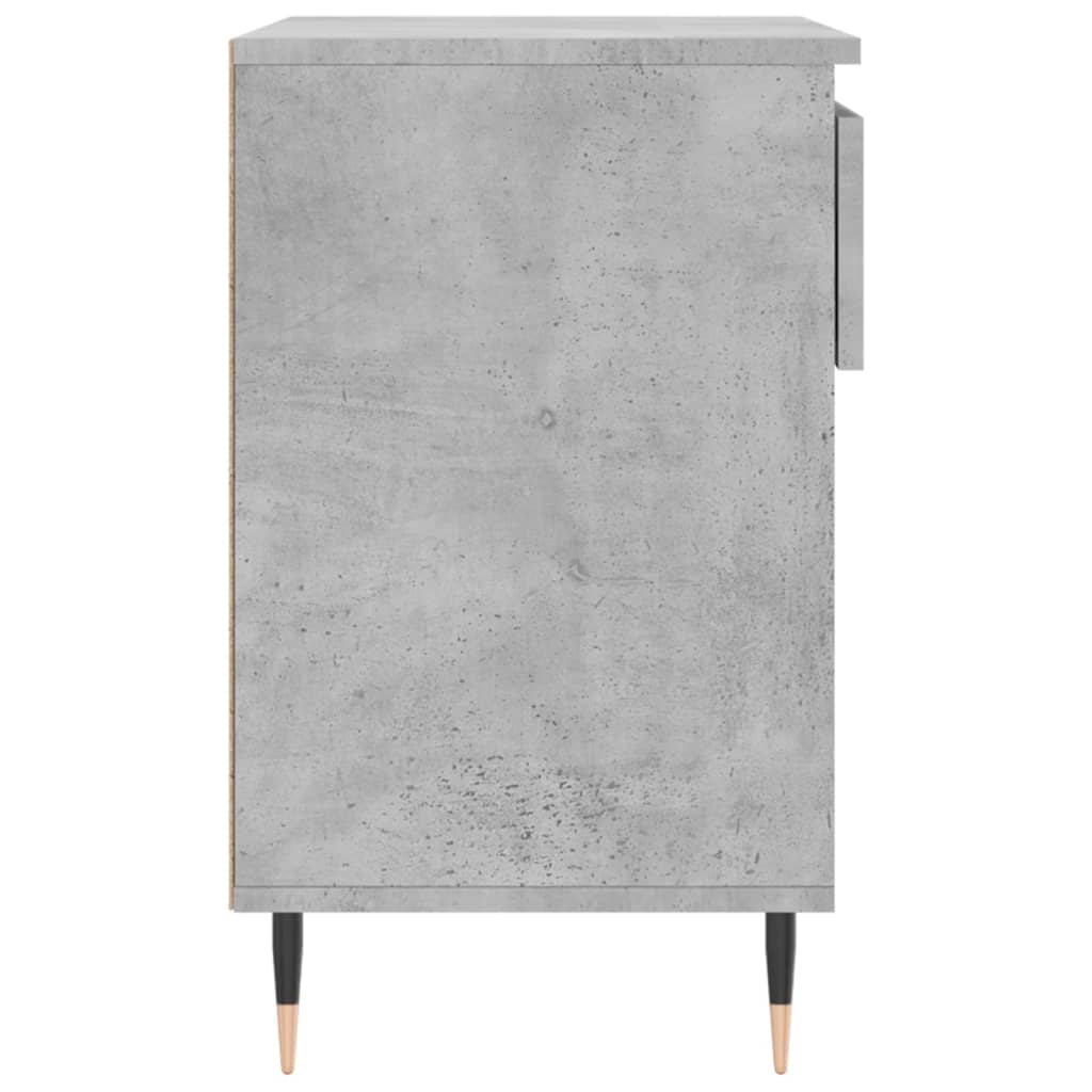 Shoe Cabinet Concrete Grey 70x36x60 cm Engineered Wood