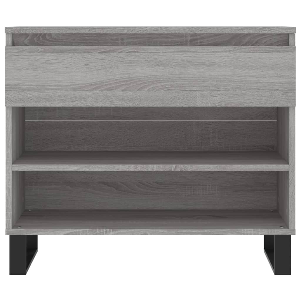 Shoe Cabinet Grey Sonoma 70x36x60 cm Engineered Wood