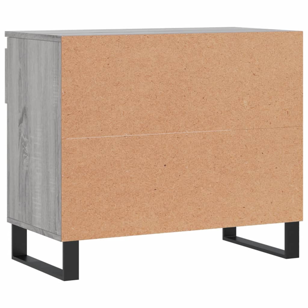 Shoe Cabinet Grey Sonoma 70x36x60 cm Engineered Wood