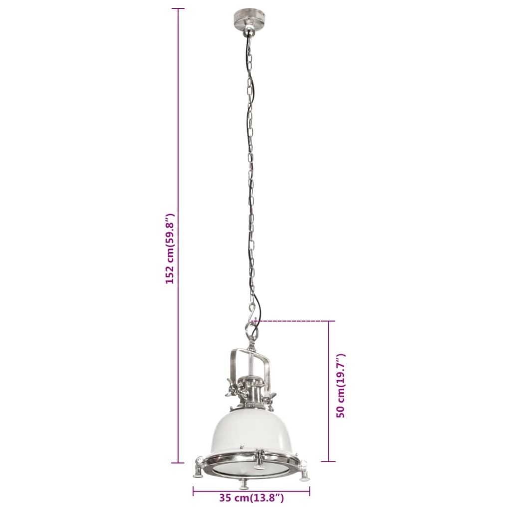 Pendant Lighting 35x35x152 cm Aluminium