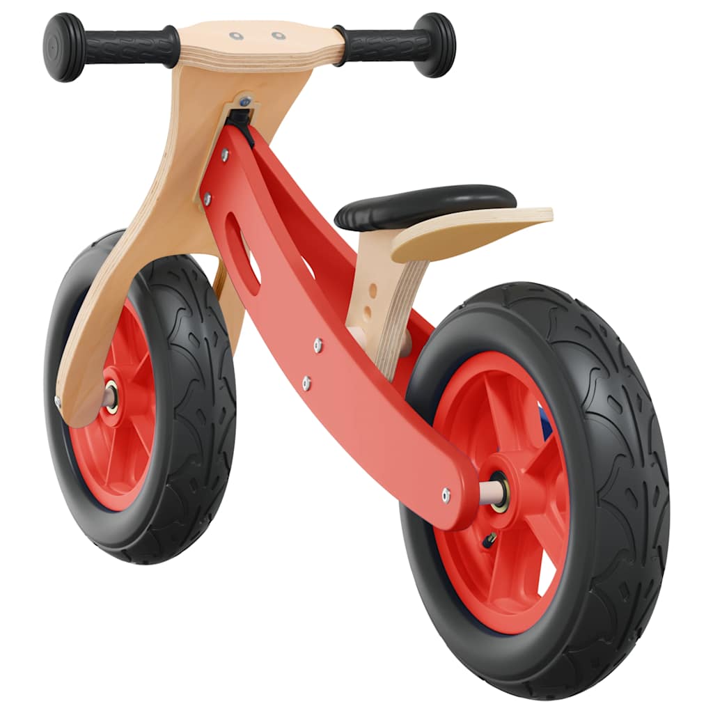 Balance Bike for Children with Air Tyres Red