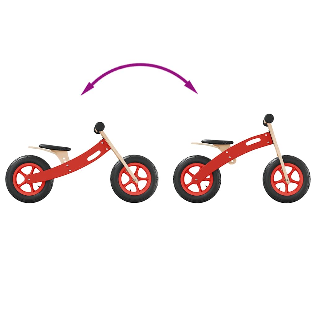 Balance Bike for Children with Air Tyres Red