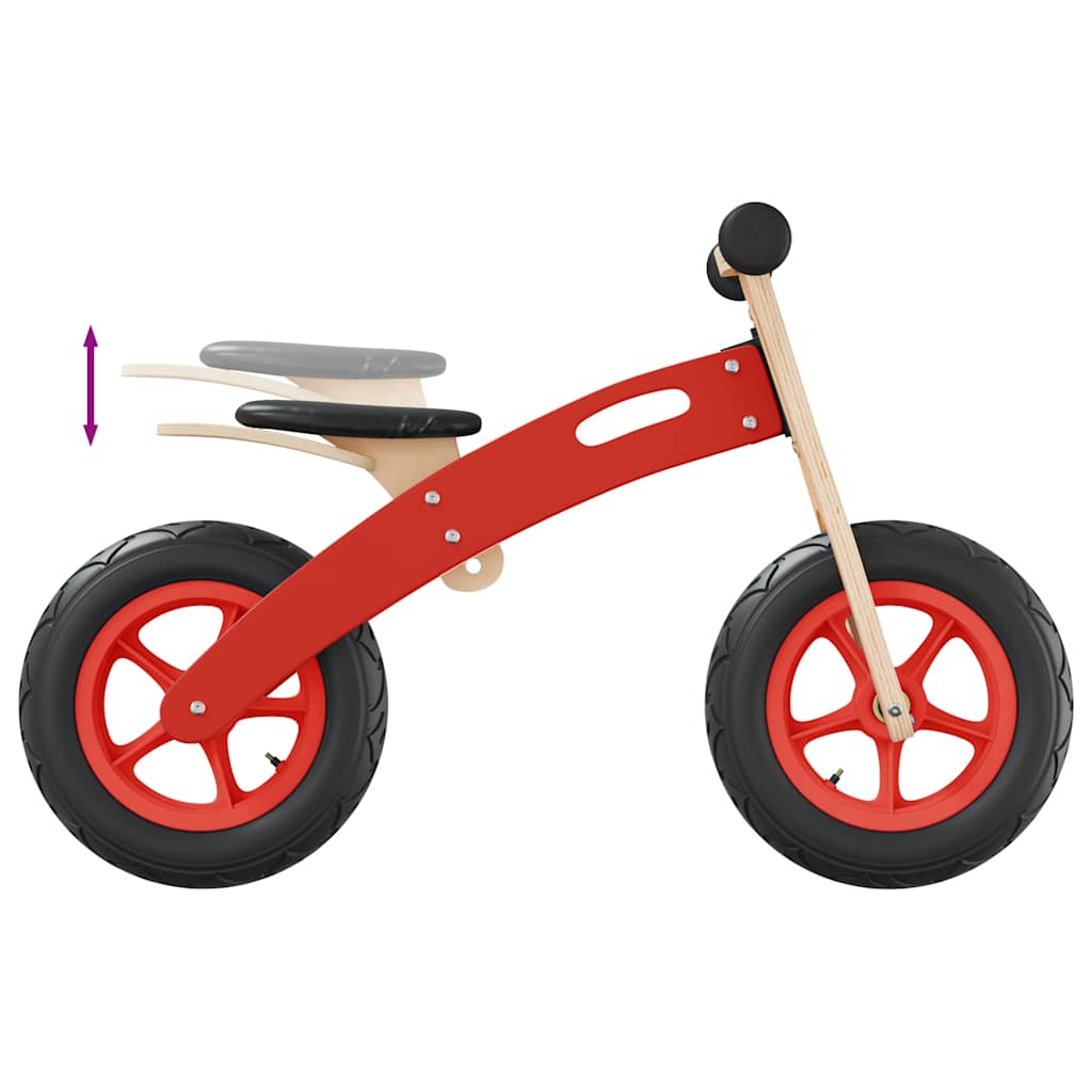 Balance Bike for Children with Air Tyres Red