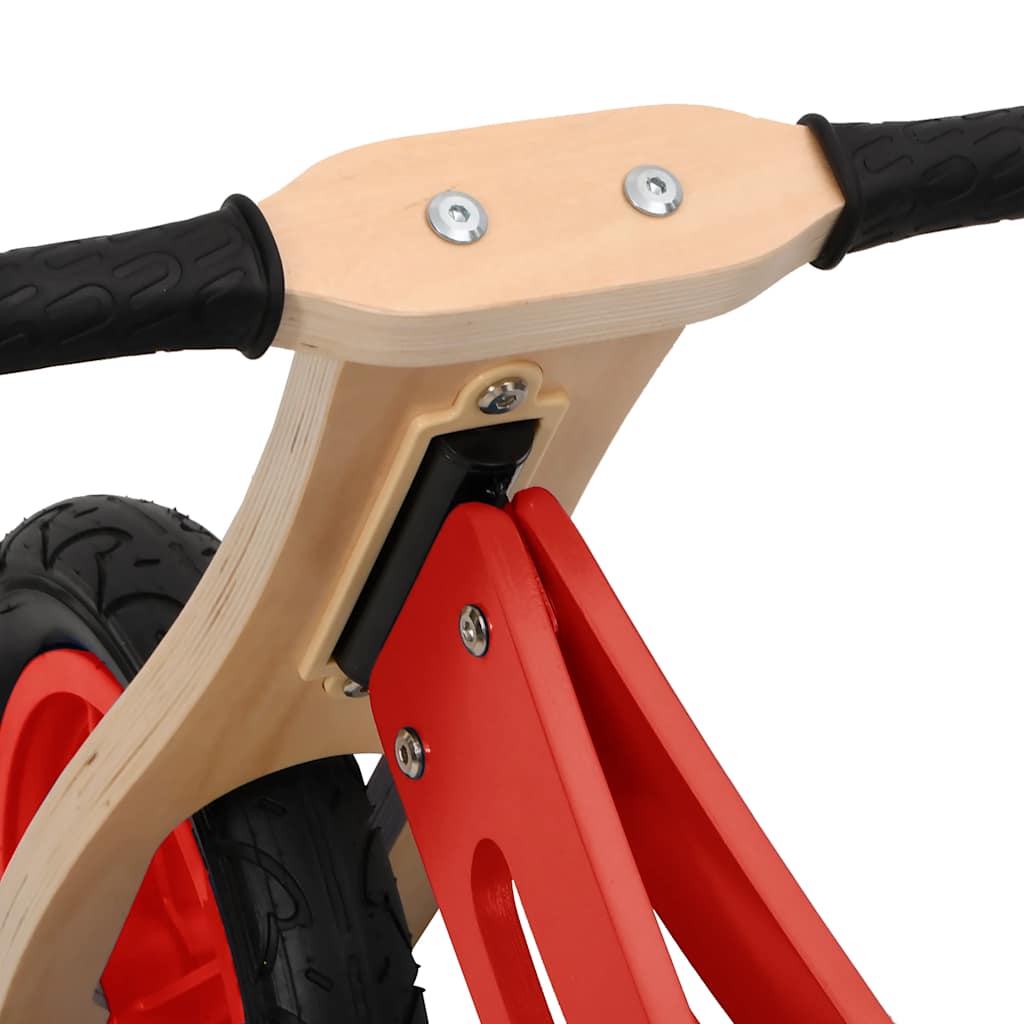 Balance Bike for Children with Air Tyres Red