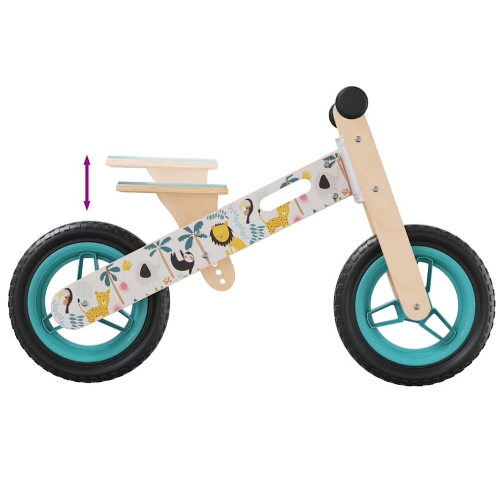 Balance Bike for Children Blue Printed