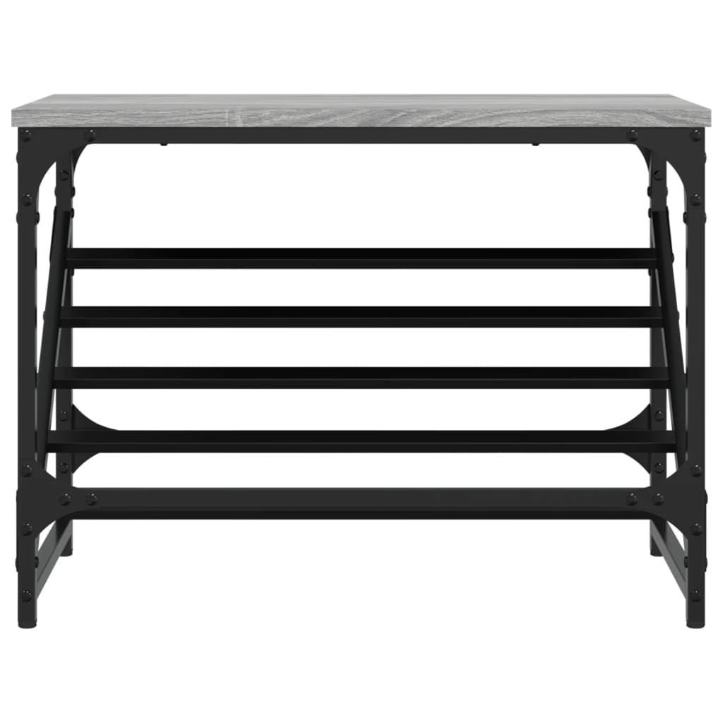 Shoe Rack Grey Sonoma 60x30x45 cm Engineered Wood