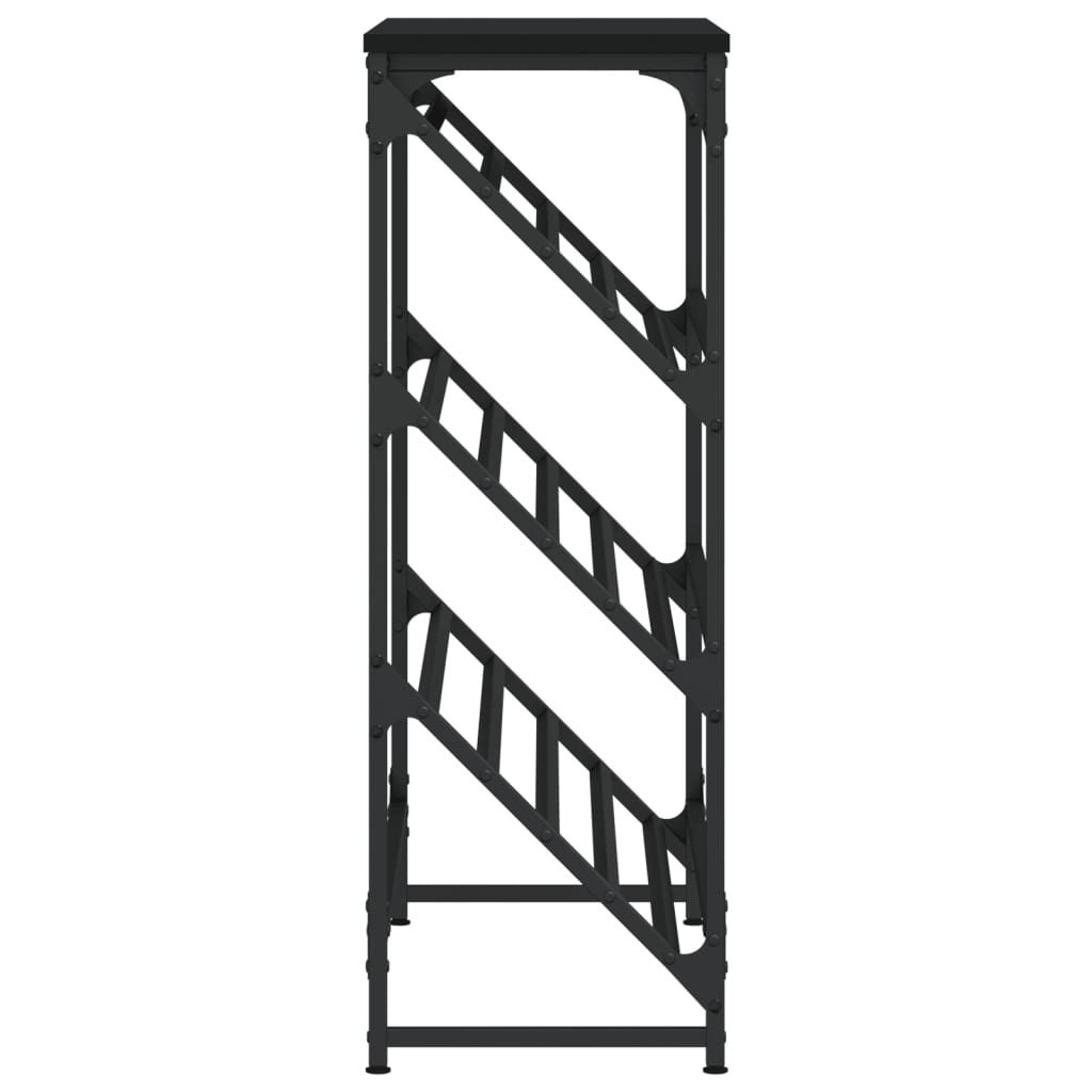 Shoe Rack Black 90x30x85 cm Engineered Wood
