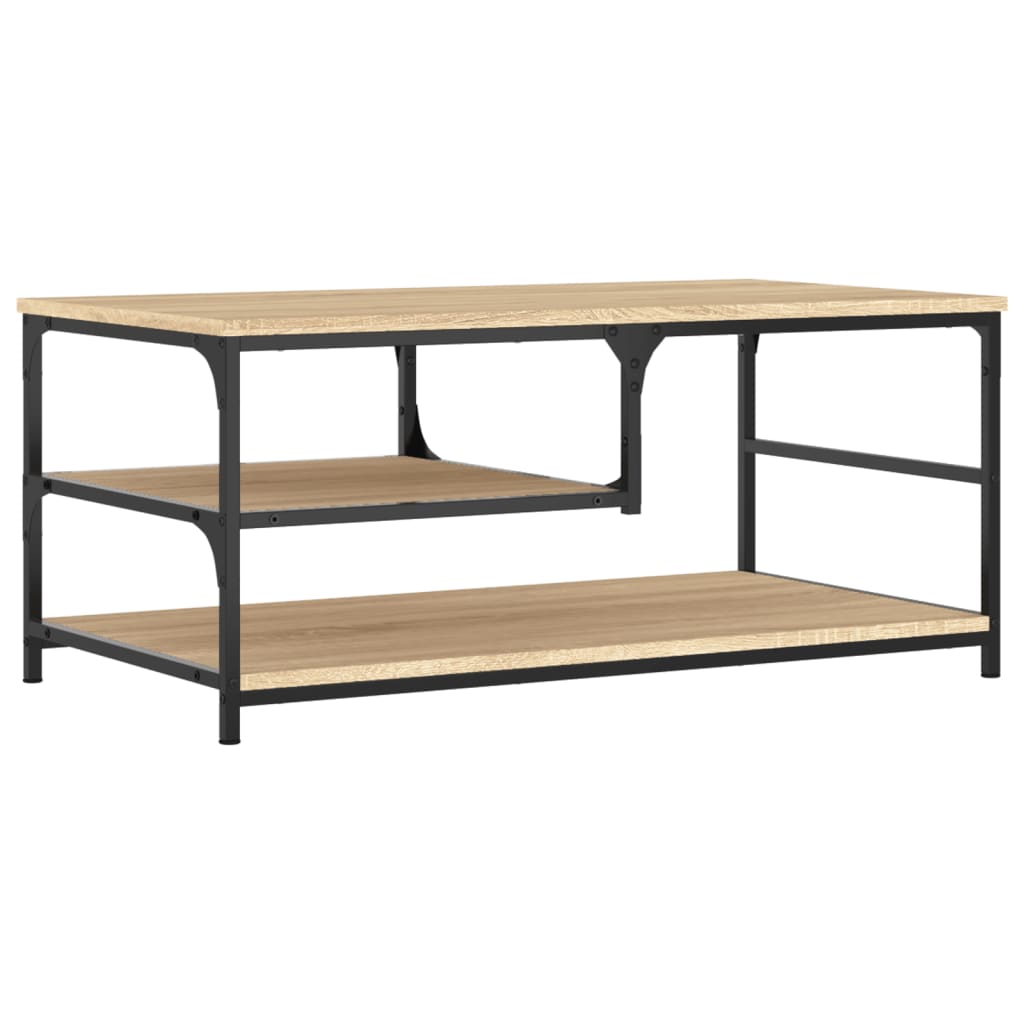 Coffee Table Sonoma Oak 90x49x40 cm Engineered Wood
