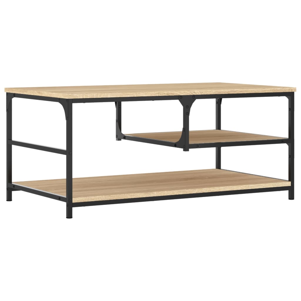 Coffee Table Sonoma Oak 90x49x40 cm Engineered Wood