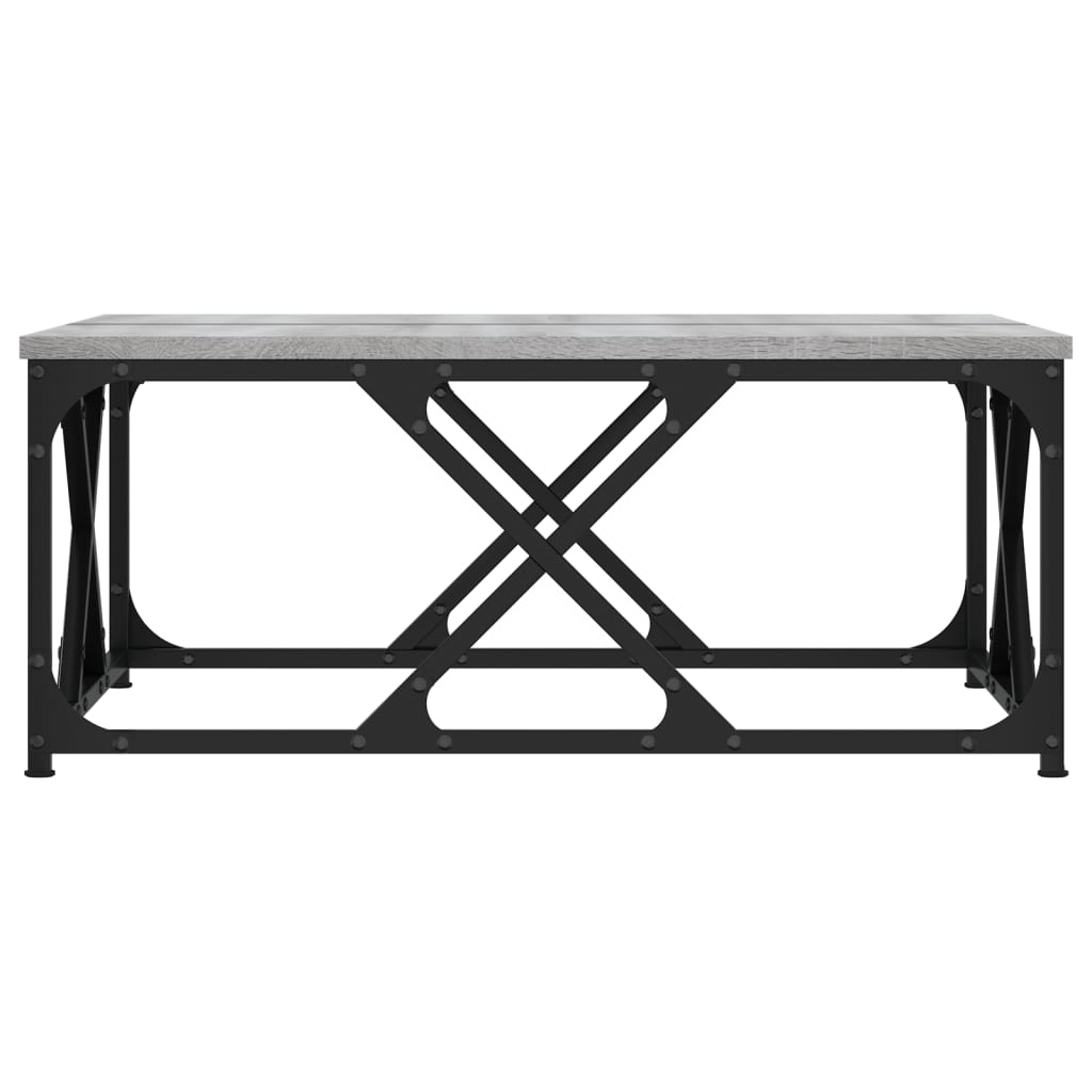 Coffee Table Grey Sonoma 70x70x30 cm Engineered Wood
