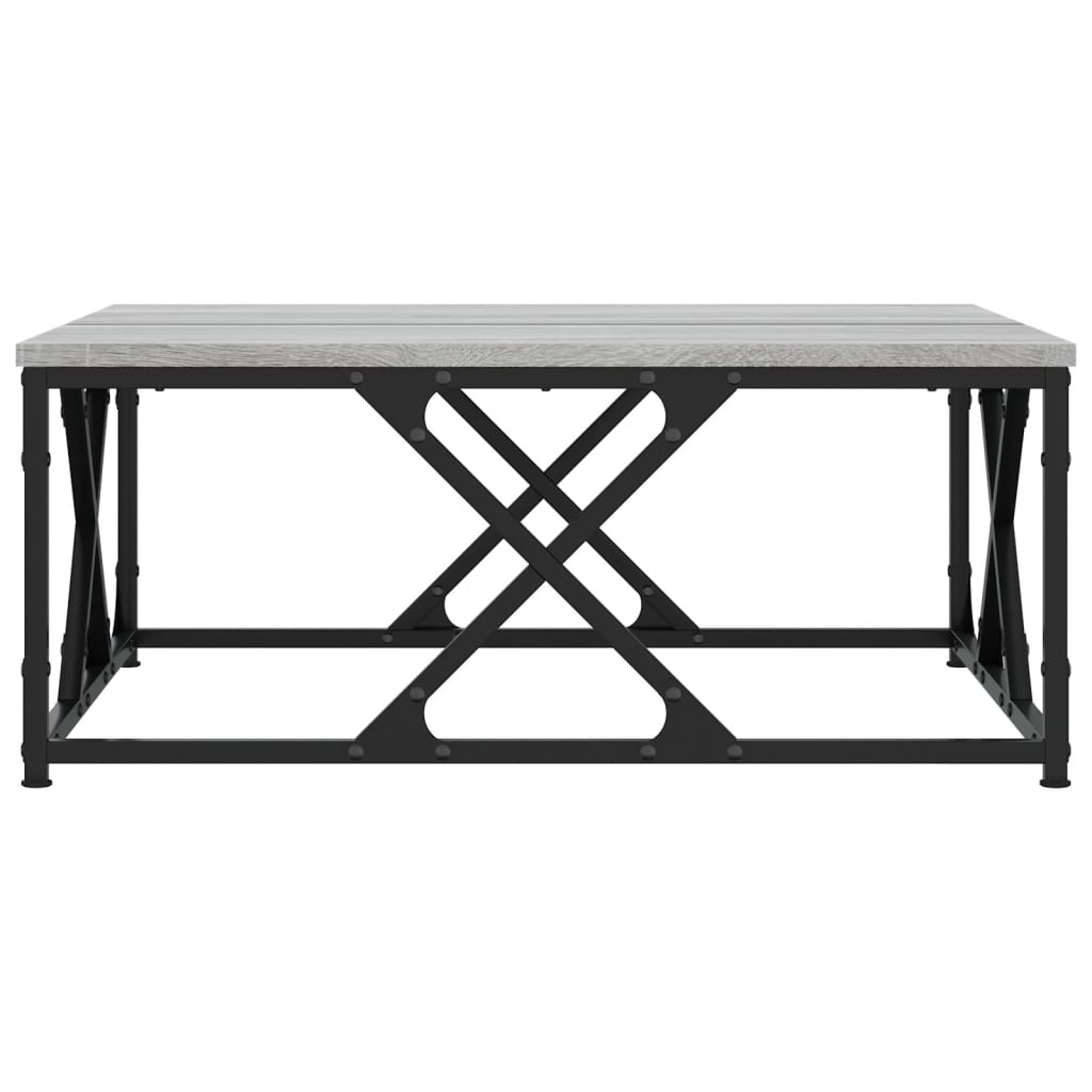 Coffee Table Grey Sonoma 70x70x30 cm Engineered Wood