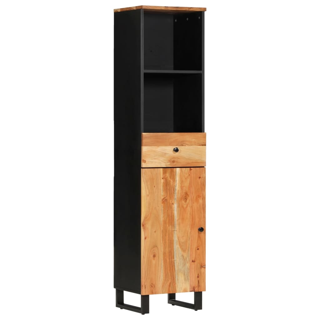 4 Piece Bathroom Furniture Set Solid Wood Acacia
