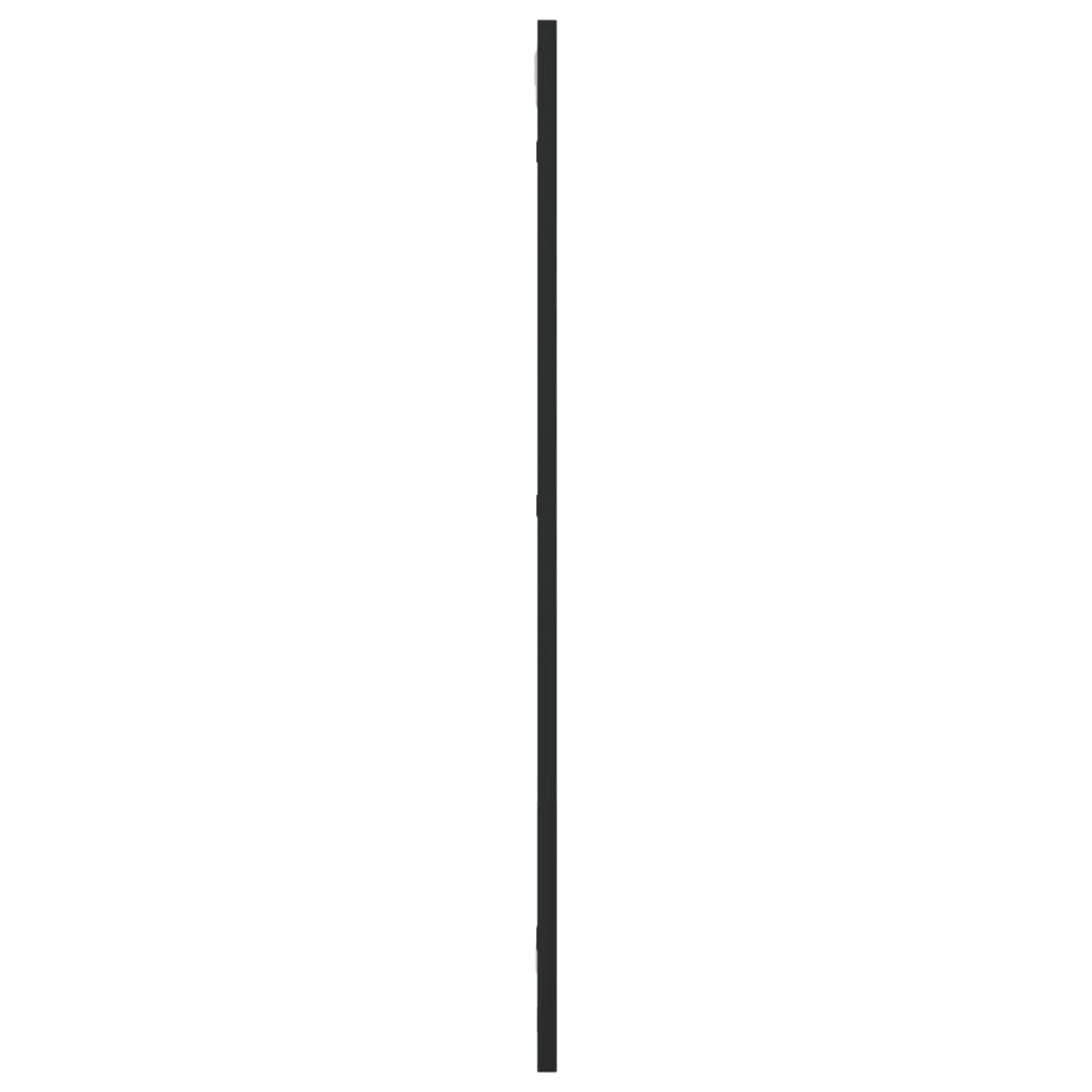 Wall Mirror Black 30x80 cm Rectangle Iron