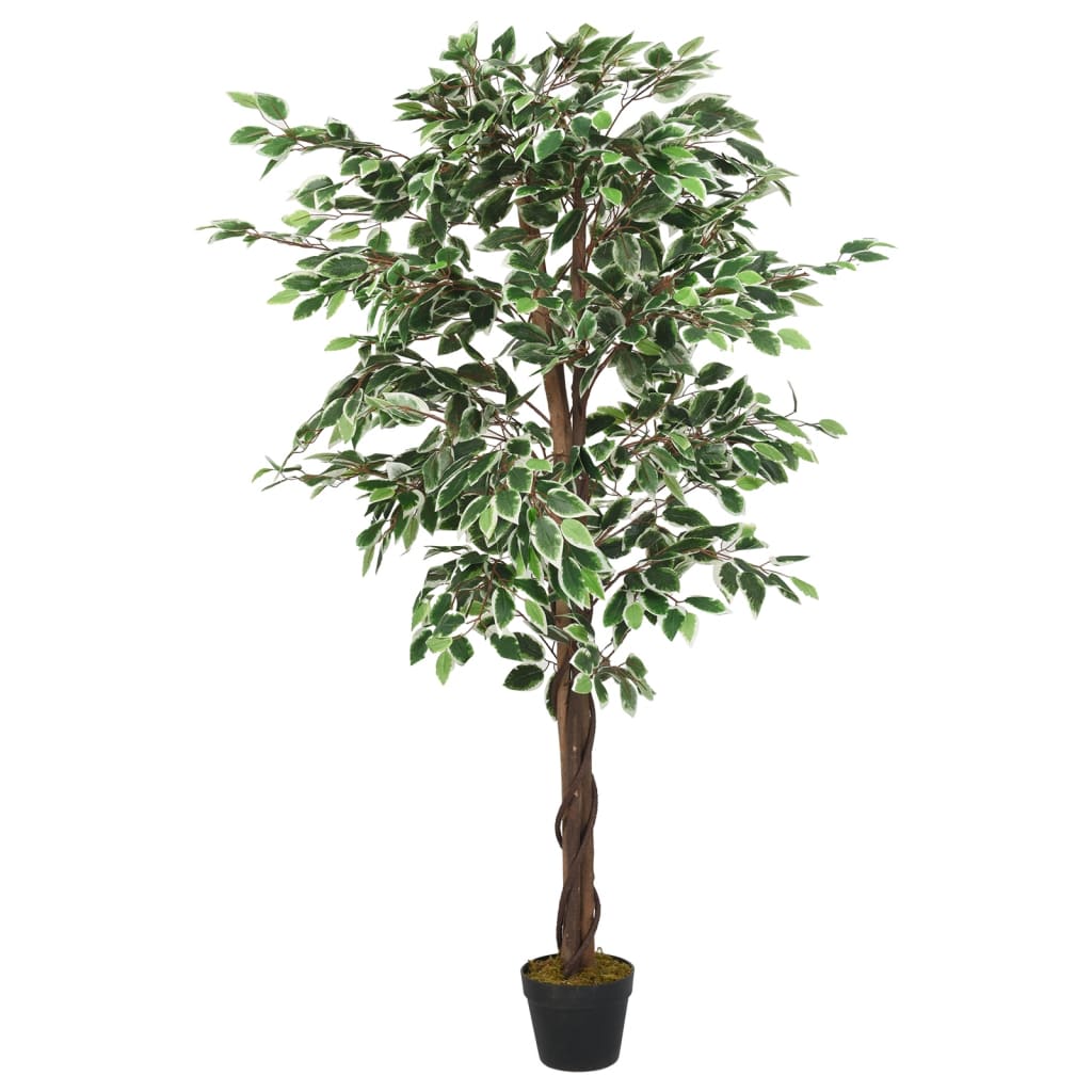 Artificial Ficus Tree 1260 Leaves 200 cm Green