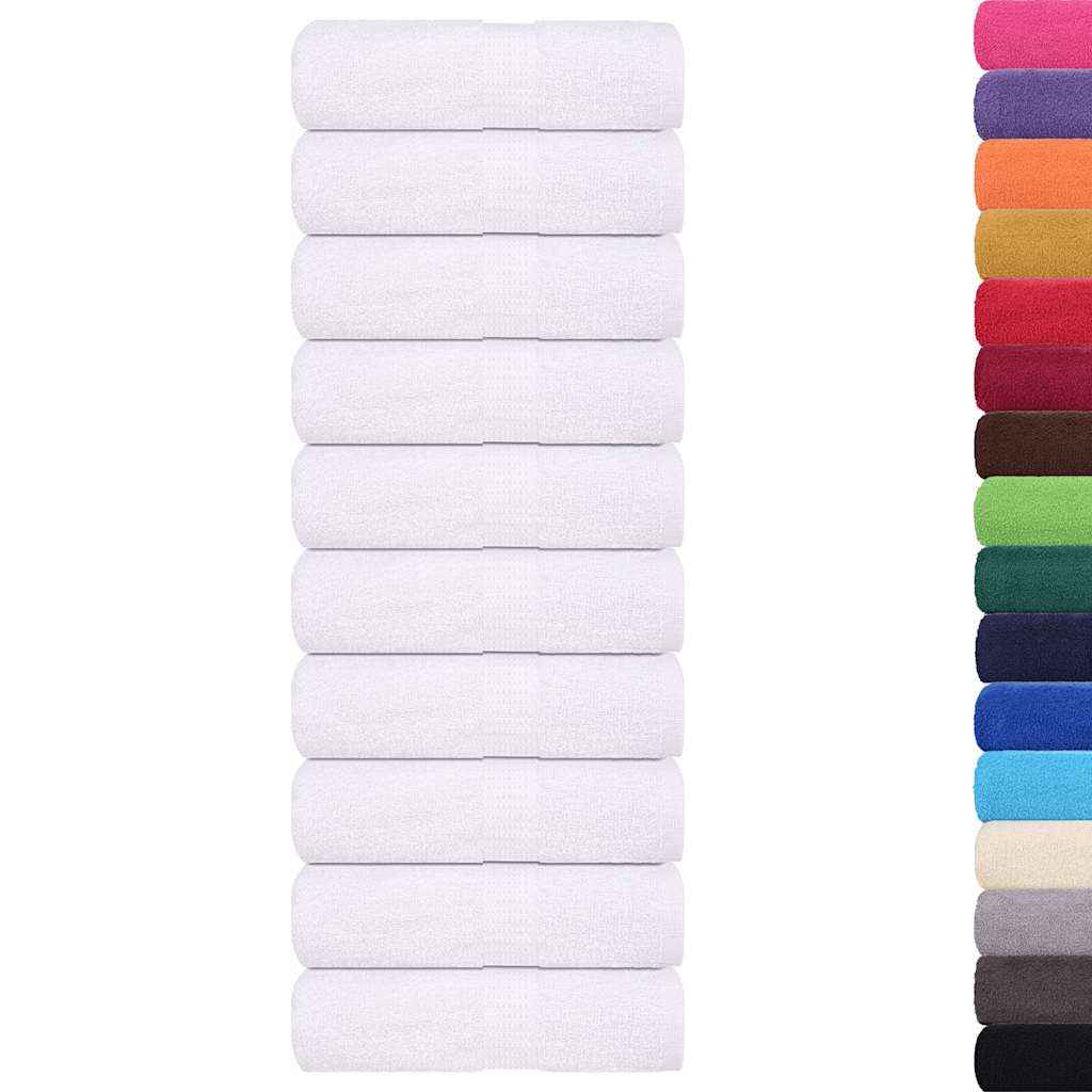 Wash Towels 50 pcs FROGN White 30x30 cm 100% Cotton