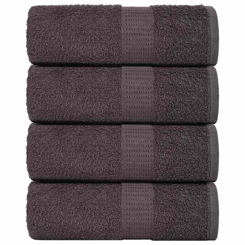 Wash Towels 4 pcs FROGN Anthracite 30x30 cm 100% Cotton