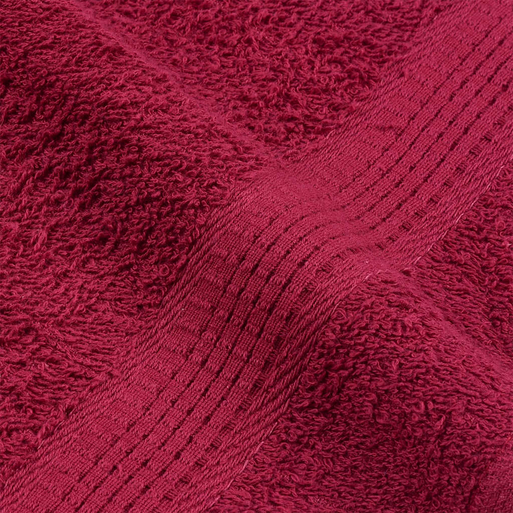 Shower Towels 4 pcs Bordeaux 70x140 cm 360 gsm 100% Cotton