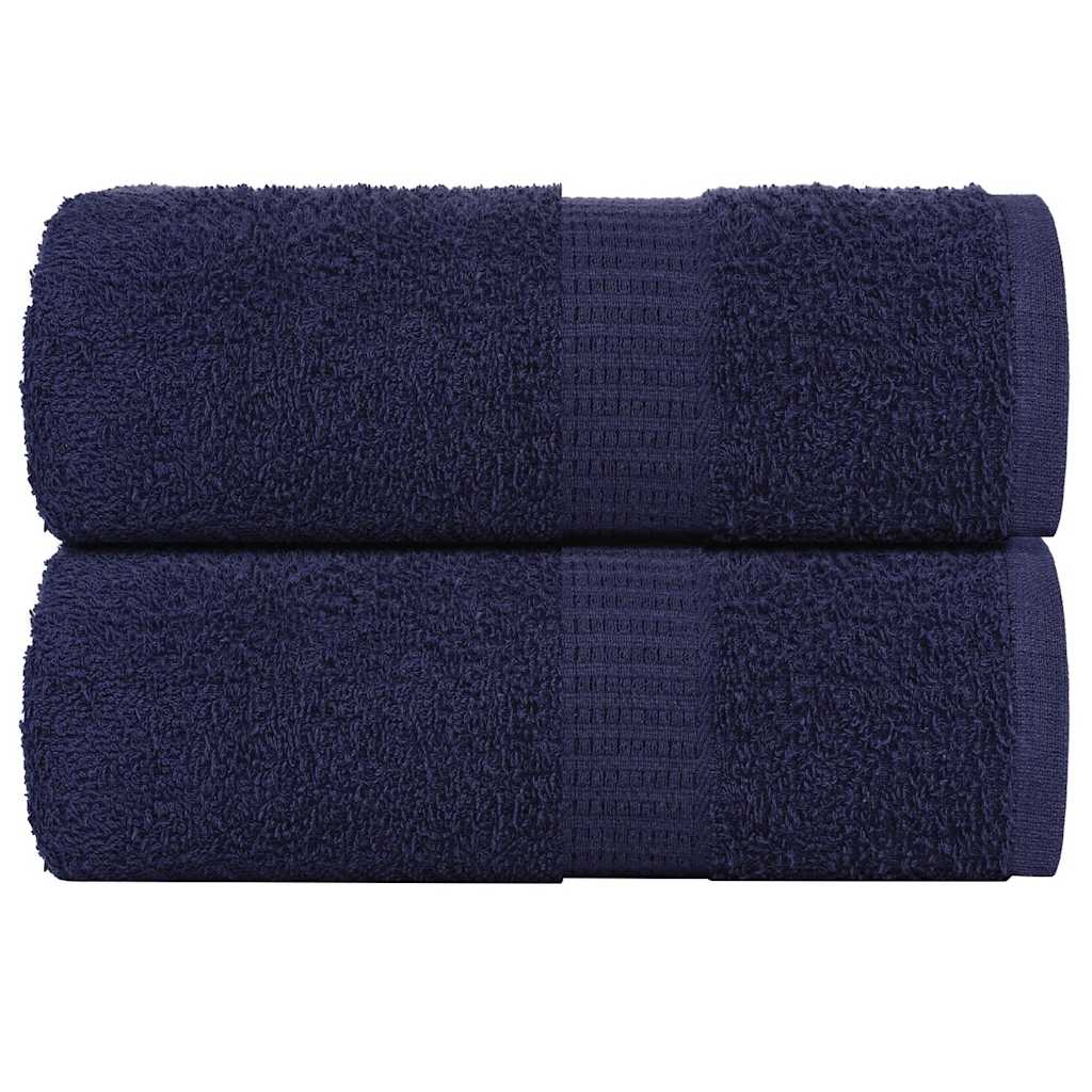 Wash Towels 2 pcs FROGN Navy Blue 30x30 cm 100% Cotton