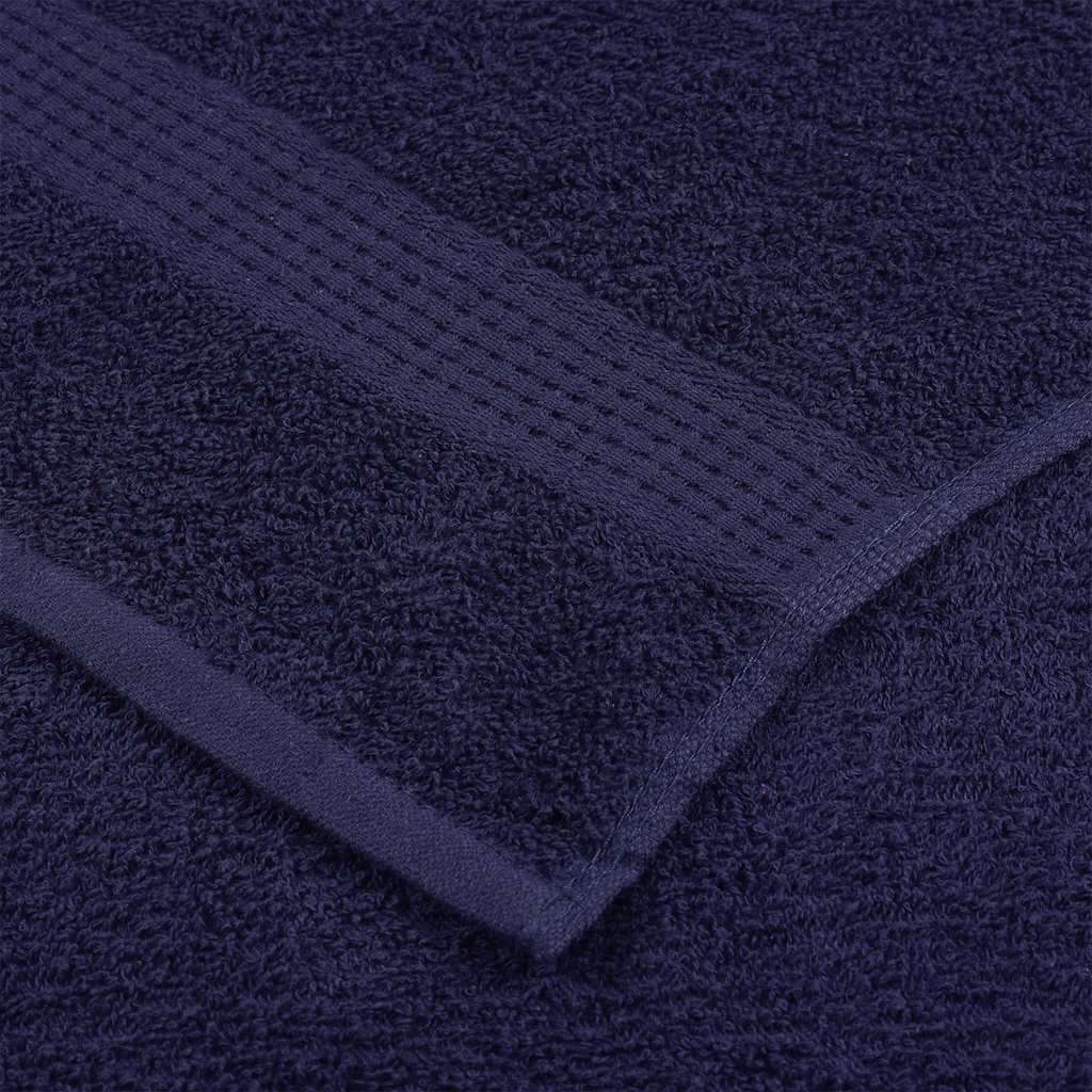 Hand Towels 4 pcs Navy Blue 50x100 cm 360 gsm 100% Cotton