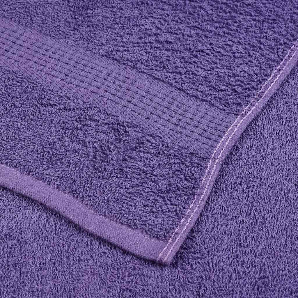 Guest Towels 2 pcs Purple 30x50 cm 360 gsm 100% Cotton