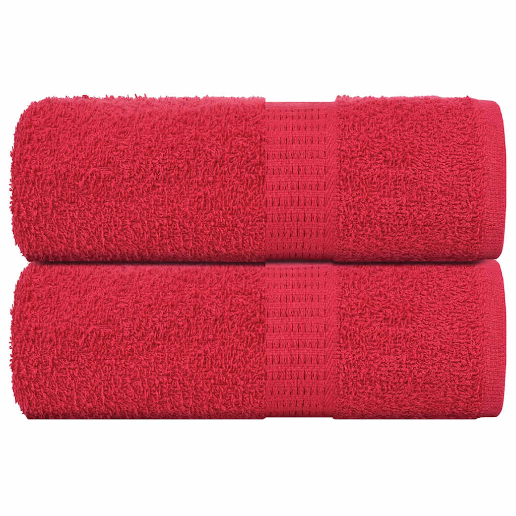 Wash Towels 2 pcs FROGN Red 30x30 cm 100% Cotton