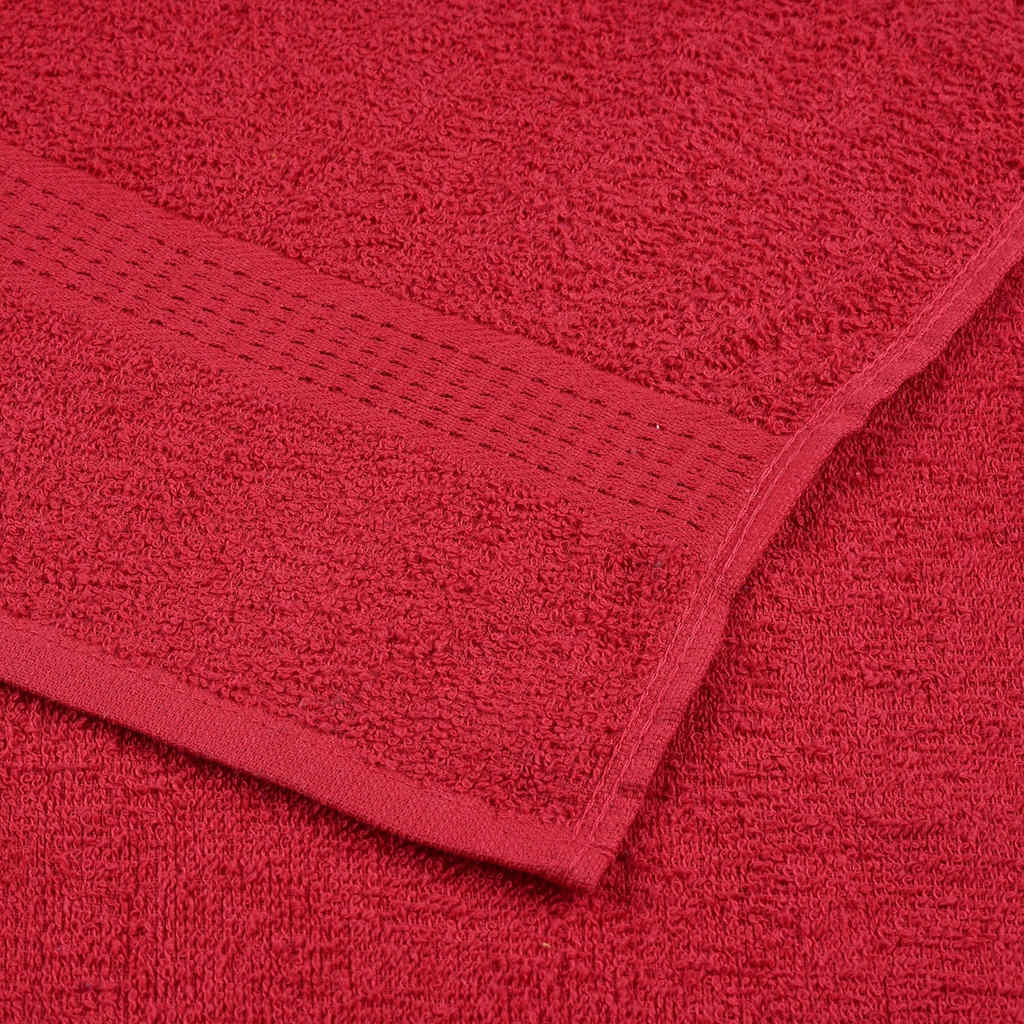 Guest Towels 2 pcs Red 30x50 cm 360 gsm 100% Cotton