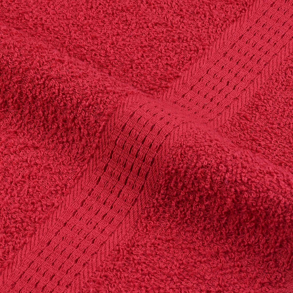 Guest Towels 2 pcs Red 30x50 cm 360 gsm 100% Cotton