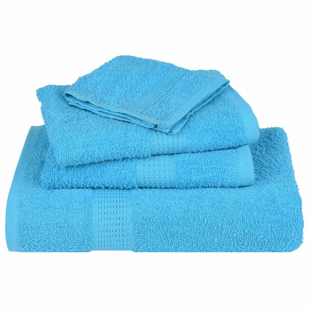 Wash Towels 4 pcs FROGN Turquoise 30x30 cm 100% Cotton