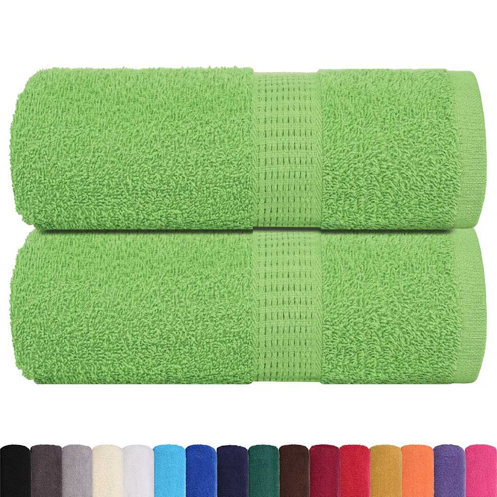 Wash Towels 2 pcs FROGN Apple Green 30x30 cm 100% Cotton