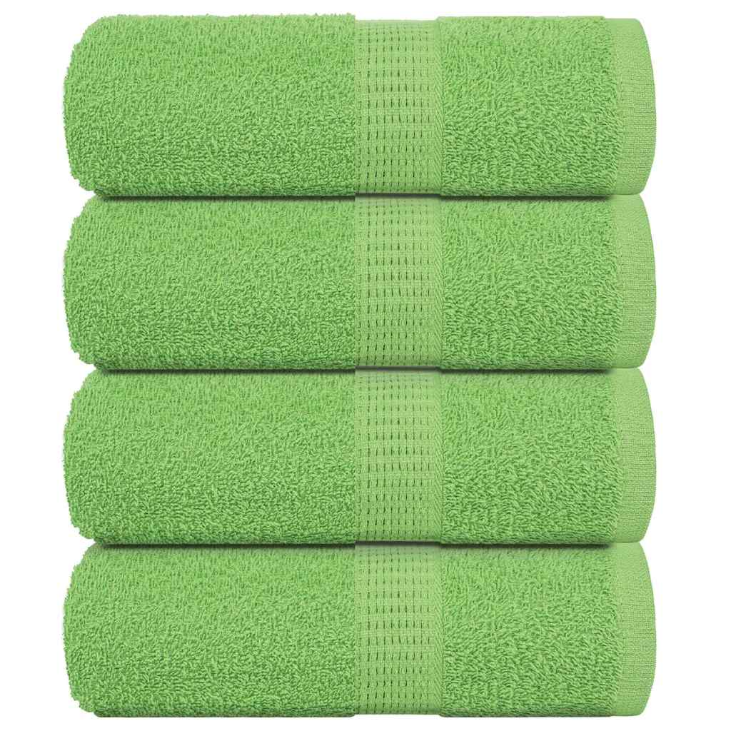 Wash Towels 4 pcs FROGN Apple Green 30x30 cm 100% Cotton