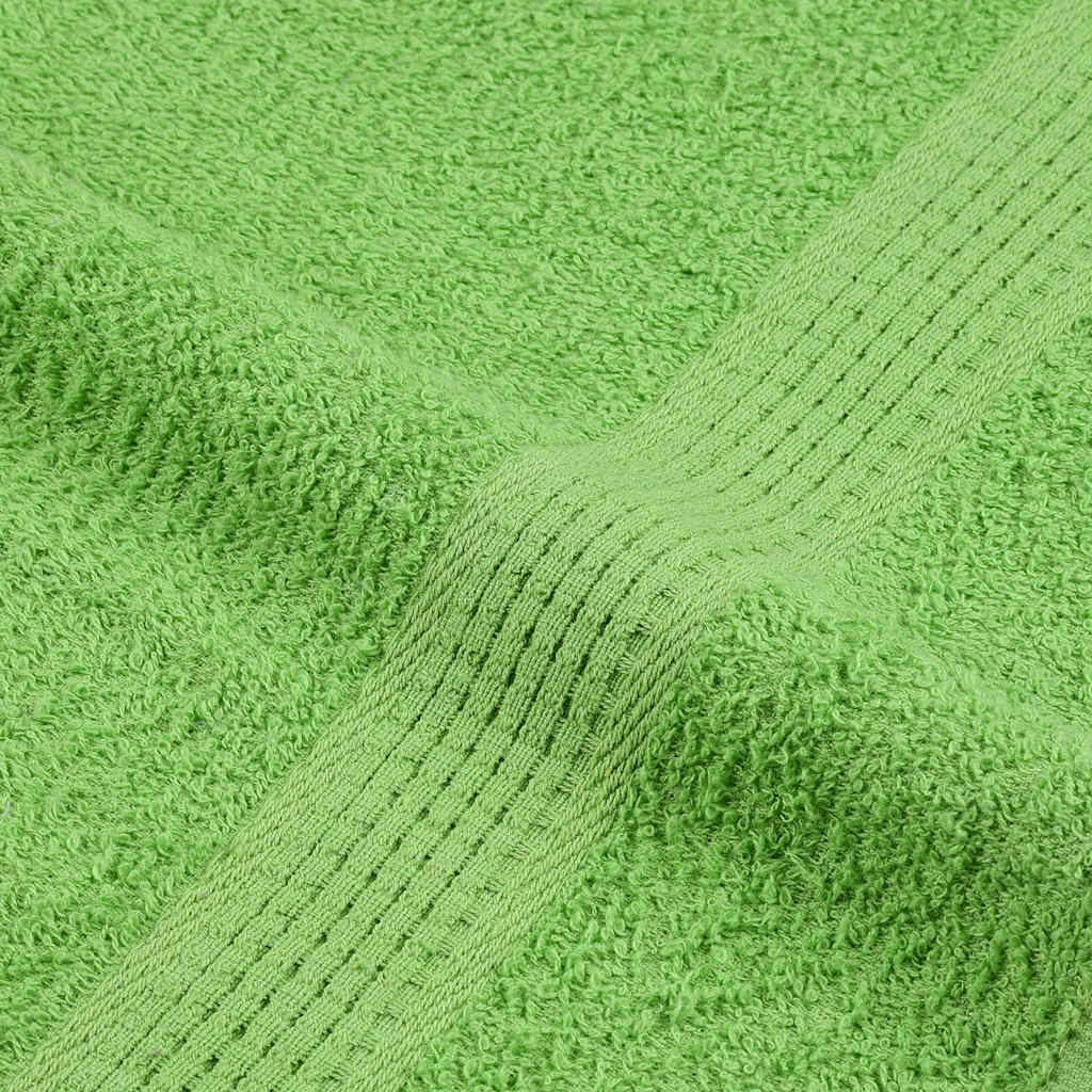 8 Piece Towel Set Apple Green 360 gsm 100% Cotton