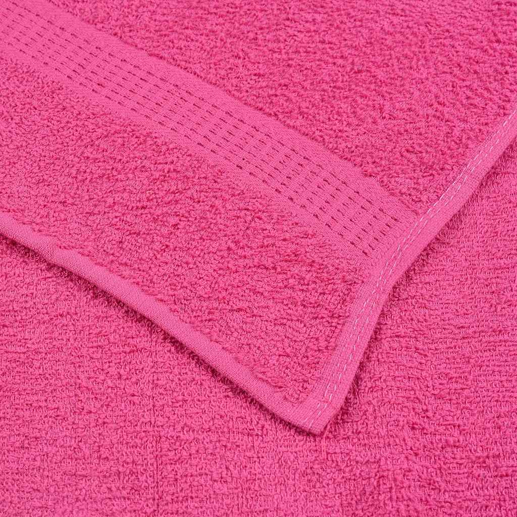 8 Piece Towel Set Pink 360 gsm 100% Cotton