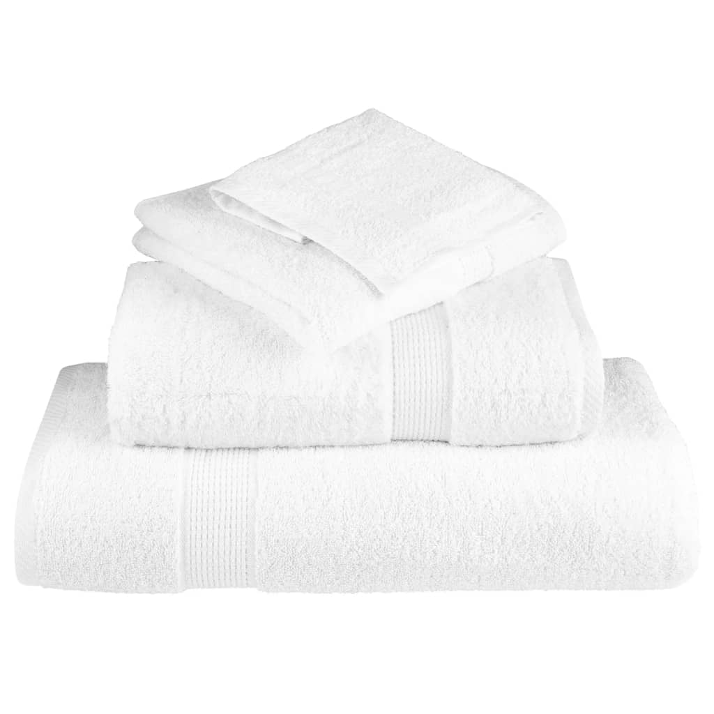 Premium Shower Towels SOLUND 4pcs White 70x140cm 600gsm