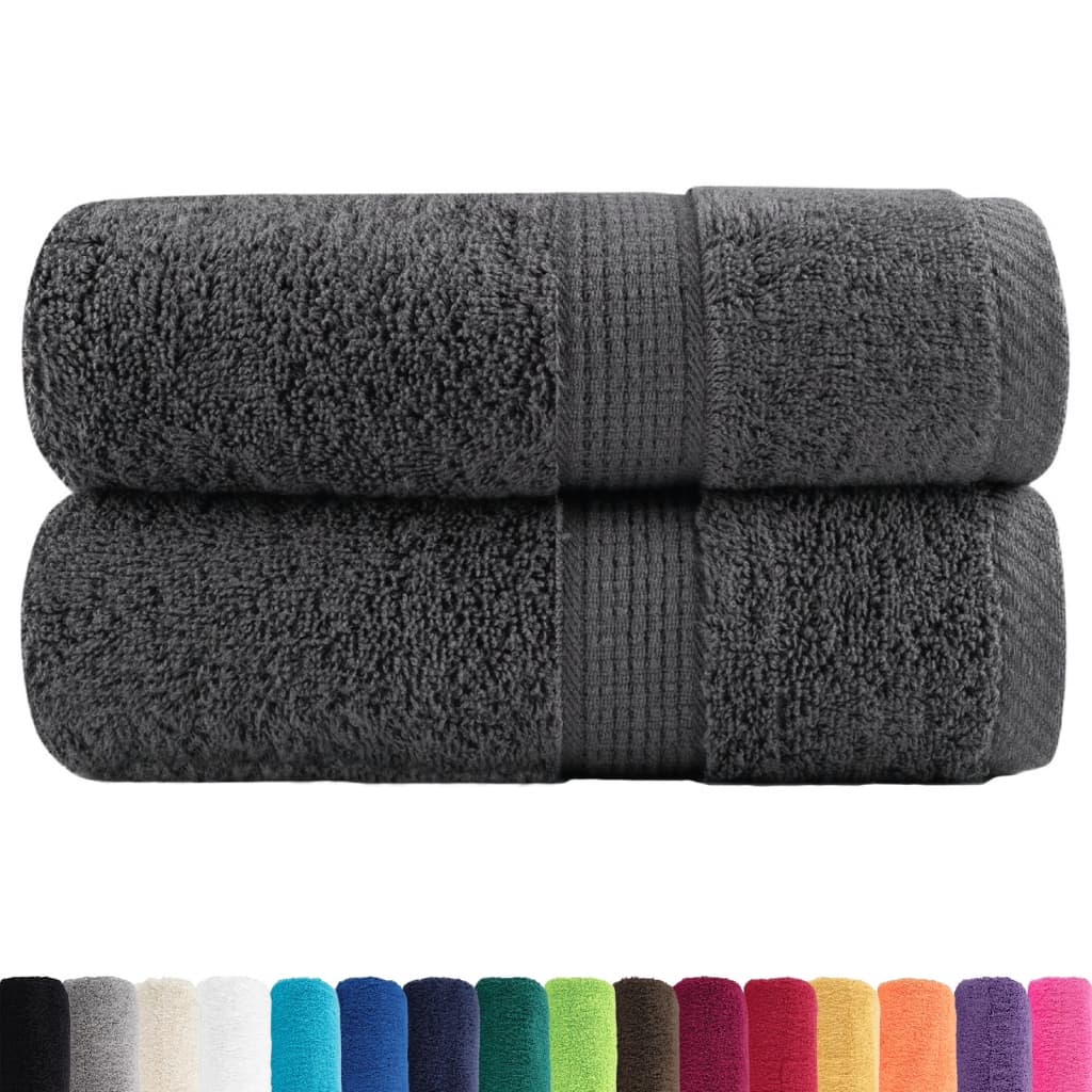 Premium Wash Towels SOLUND 2pcs Anthracite 30x30cm 600gsm