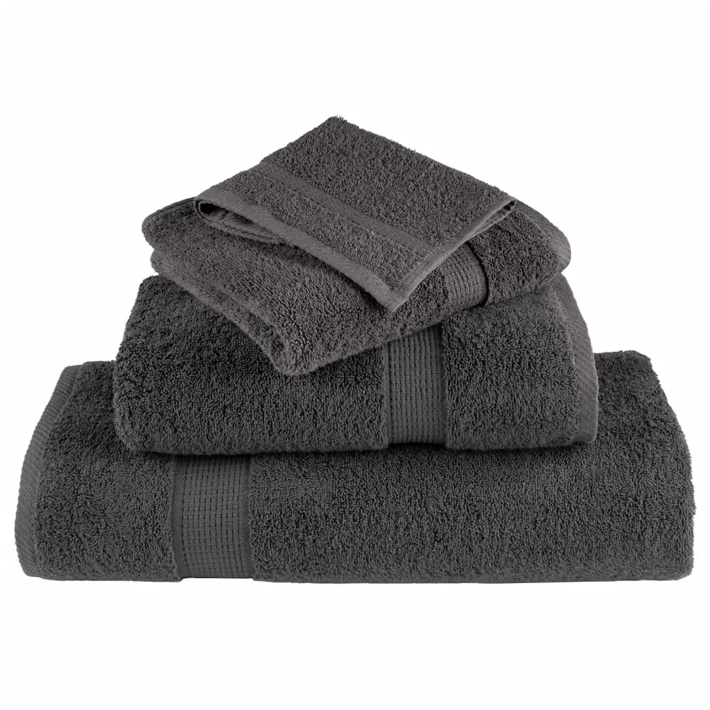 Premium Wash Towels SOLUND 2pcs Anthracite 30x30cm 600gsm