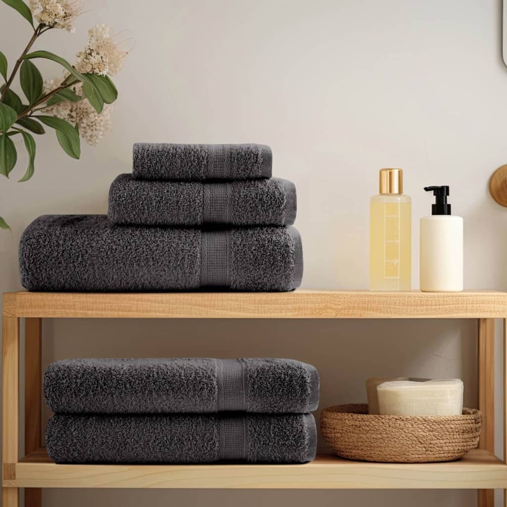 Premium Wash Towels SOLUND 4pcs Anthracite 30x30cm 600gsm
