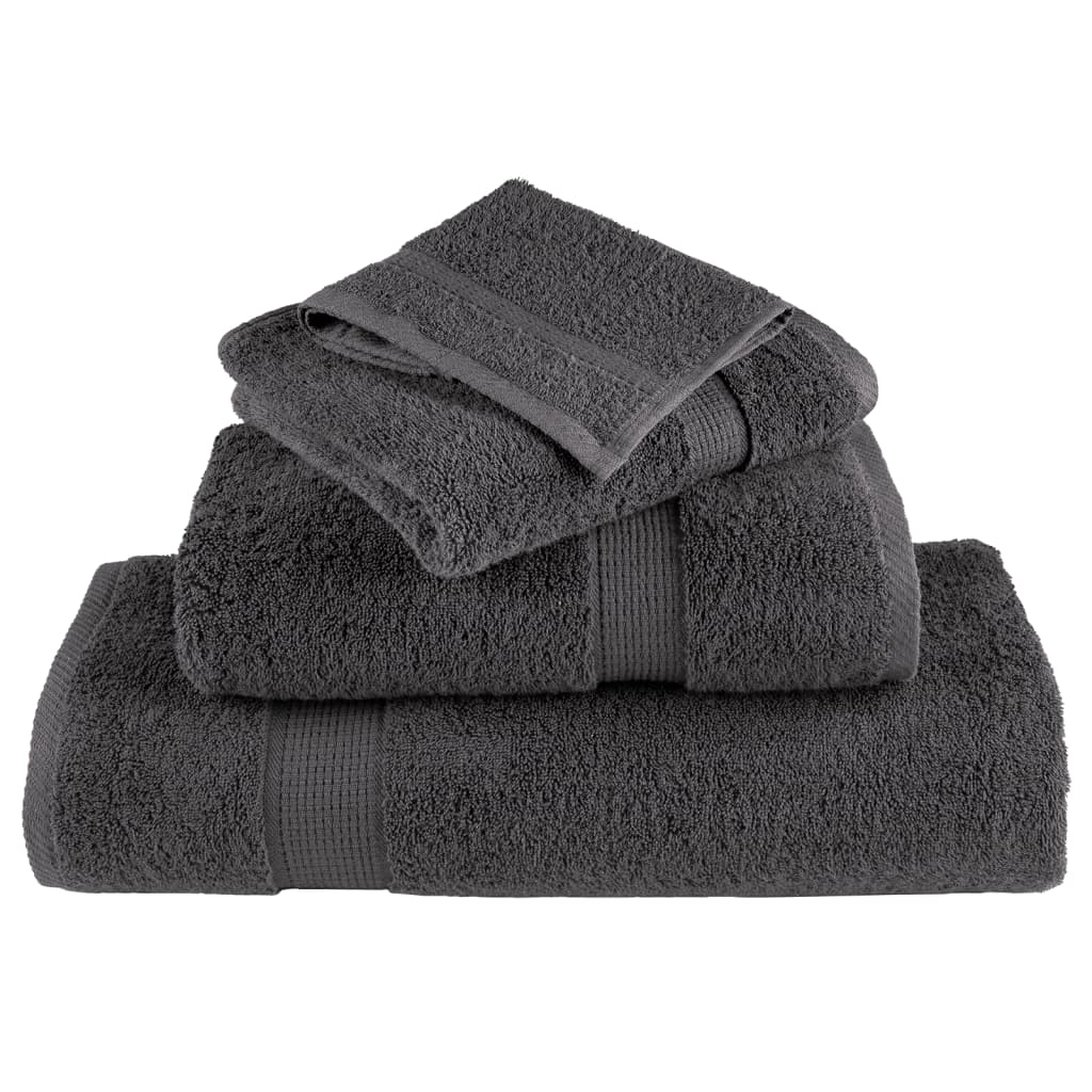 Premium Wash Towels SOLUND 4pcs Anthracite 30x30cm 600gsm